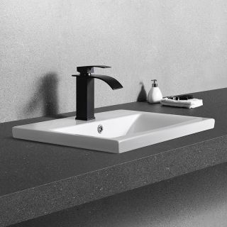 Раковина  CeramaLux 9393-60 белая 61.5 см